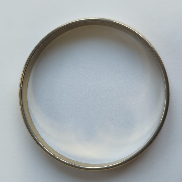 Vintage MONET Goldtone Bangle Bracelet - Picture 2 of 6